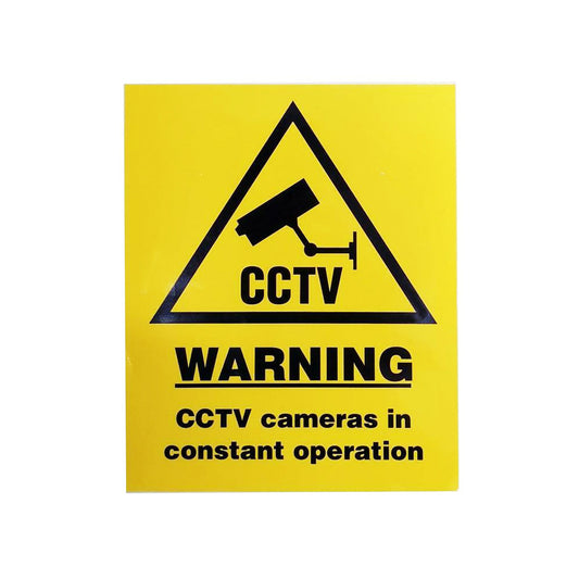 CCTV Waning Sign Self Adhesive Sticker