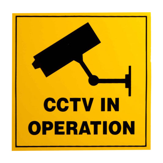 CCTV In Operation Self Adhesive Sticker