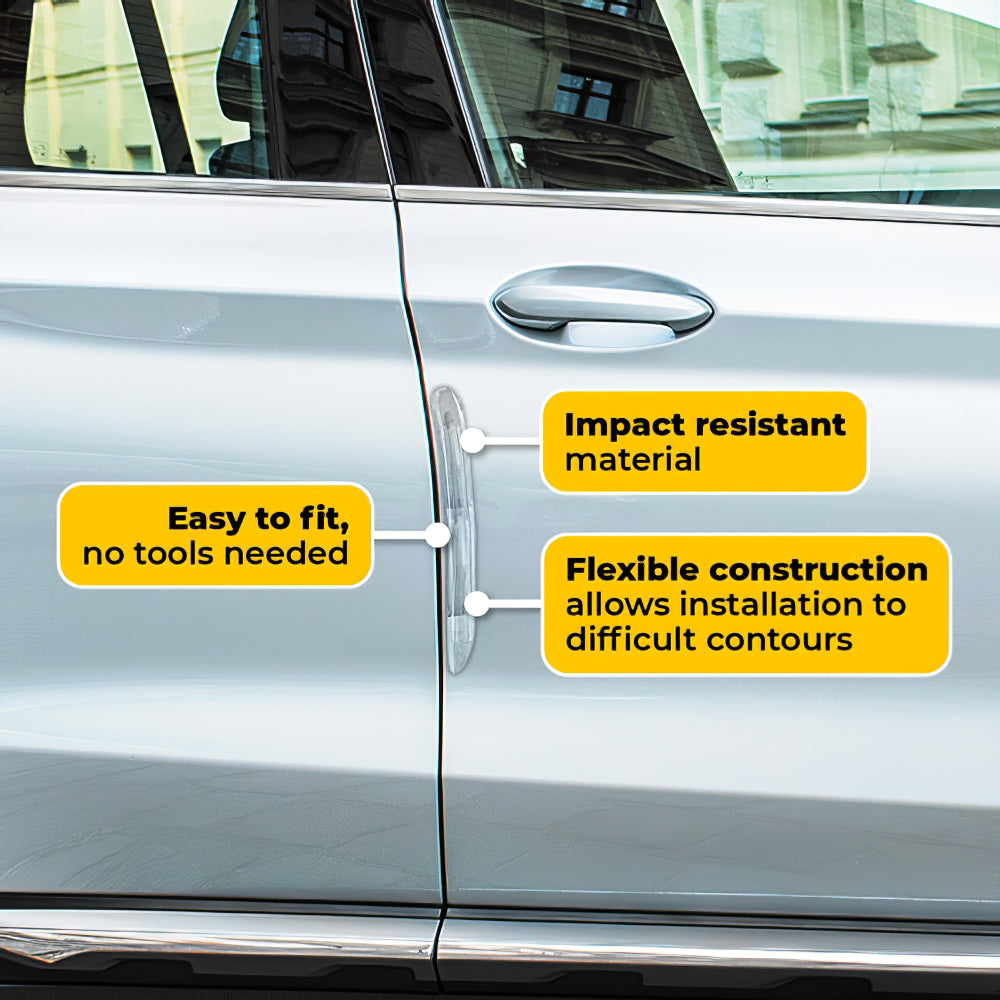 Self Adhesive Door Guards Clear x4