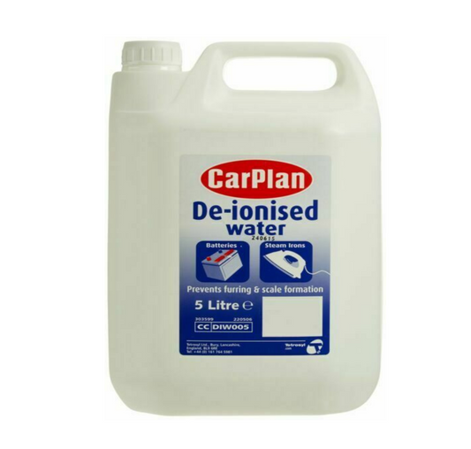 CarPlan De-Ionised Water 5L