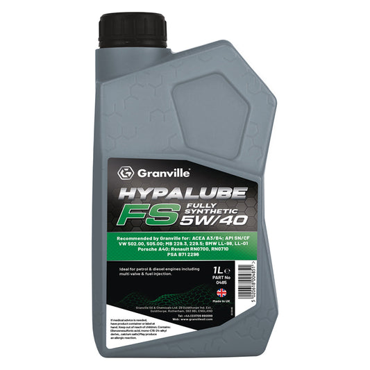 Granville Hypalube Fully Synthetic 5W-40 1L