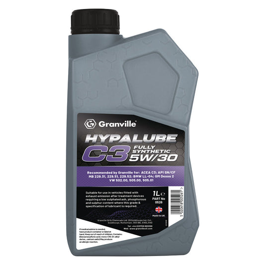 Granville Hypalube Fully Synthetic C3 5W-30 1L