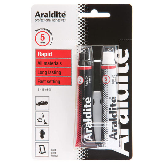 Araldite Rapid Epoxy Glue 2-Part 2x15ml