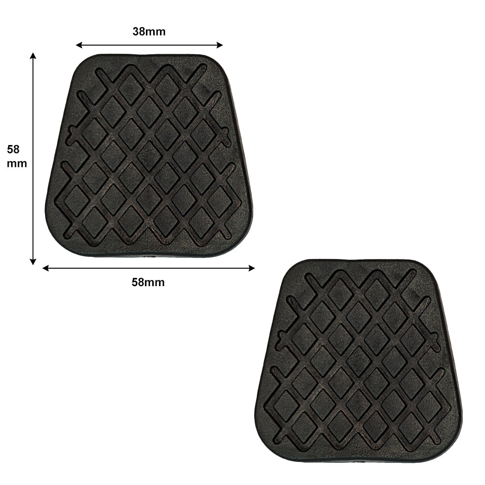 REPLACEMENT NEW FOOT PEDAL COVER PAD RUBBERS Pair for ROVER 620 1993-1999 -