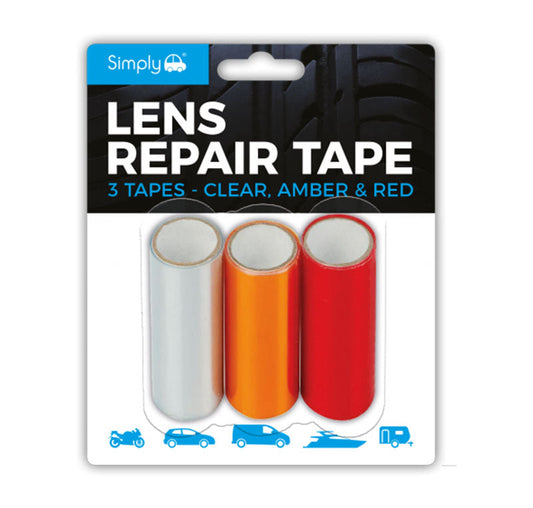Simply Lens Repair Tape Red/Clear/Amber