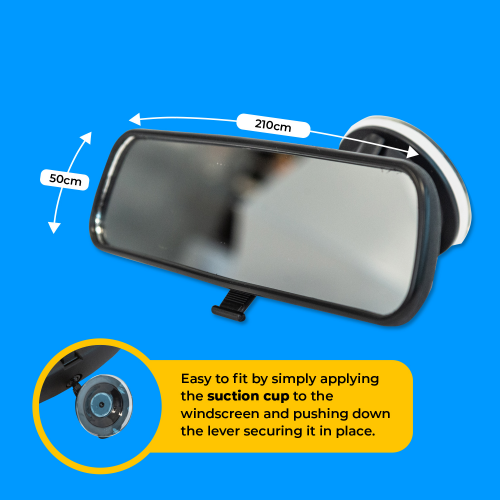 Universal Summit Suction Dipping Large Mirror