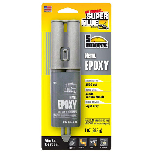 Super Glue Corp Metal Epoxy Syringe