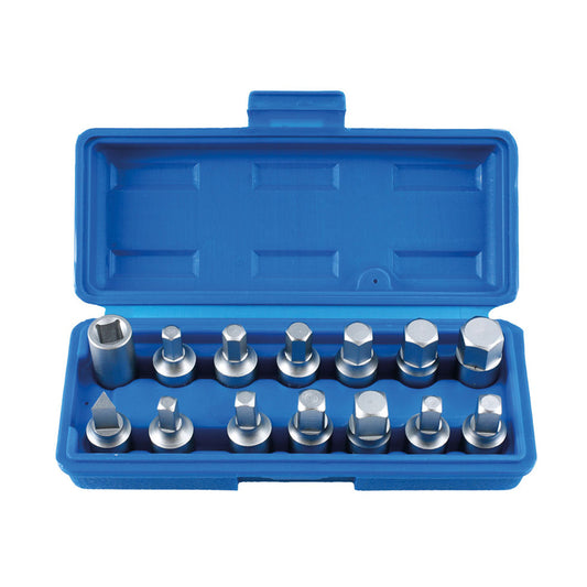 Drain Plug Key Set 3/8"D 14pc