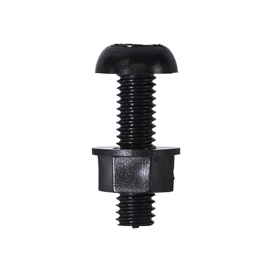 Motorbike Number Plate Screw Black