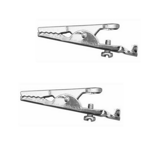 Battery Crocodile Clips 2 x 5 AMP