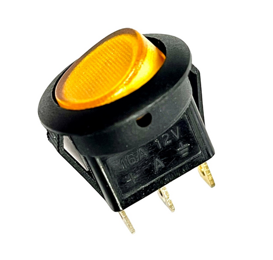 Rocker Switch Amber LED ON/OFF