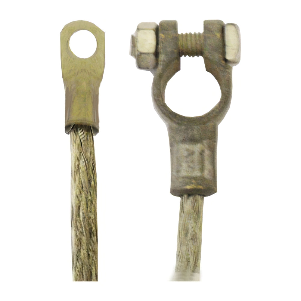 Braided Battery Cable 12"