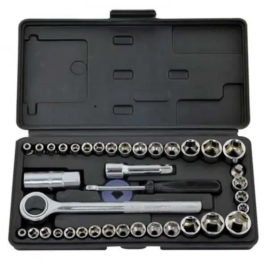 Tool Socket Set 40pc 1/4 and 3/8 Drive