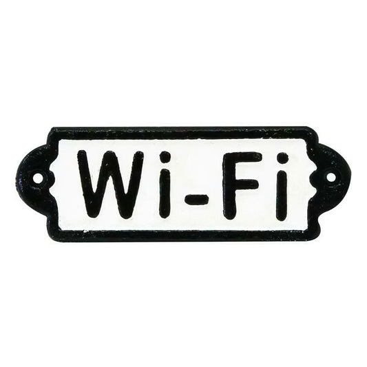 Wifi Cast Iron Sign