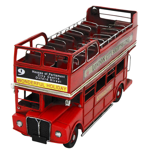 Vintage Bus Metal Ornament