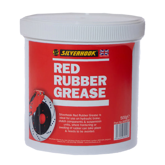 Silverhook Grease Red Rubber 500g