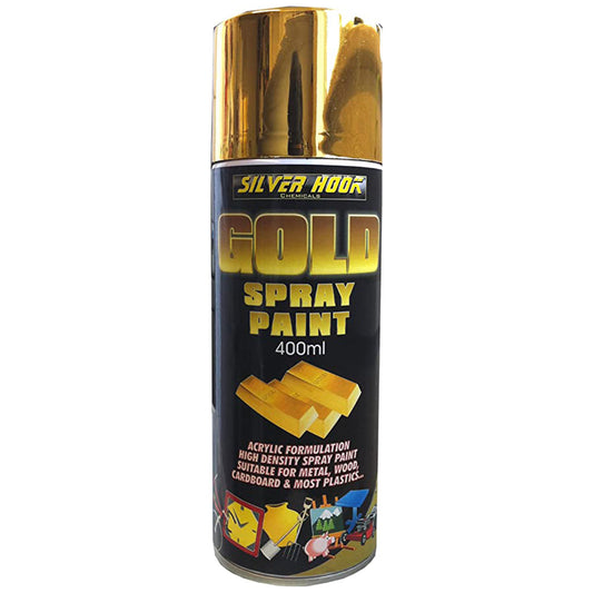 Silverhook Acrylic Paint Gold Effect 400ml