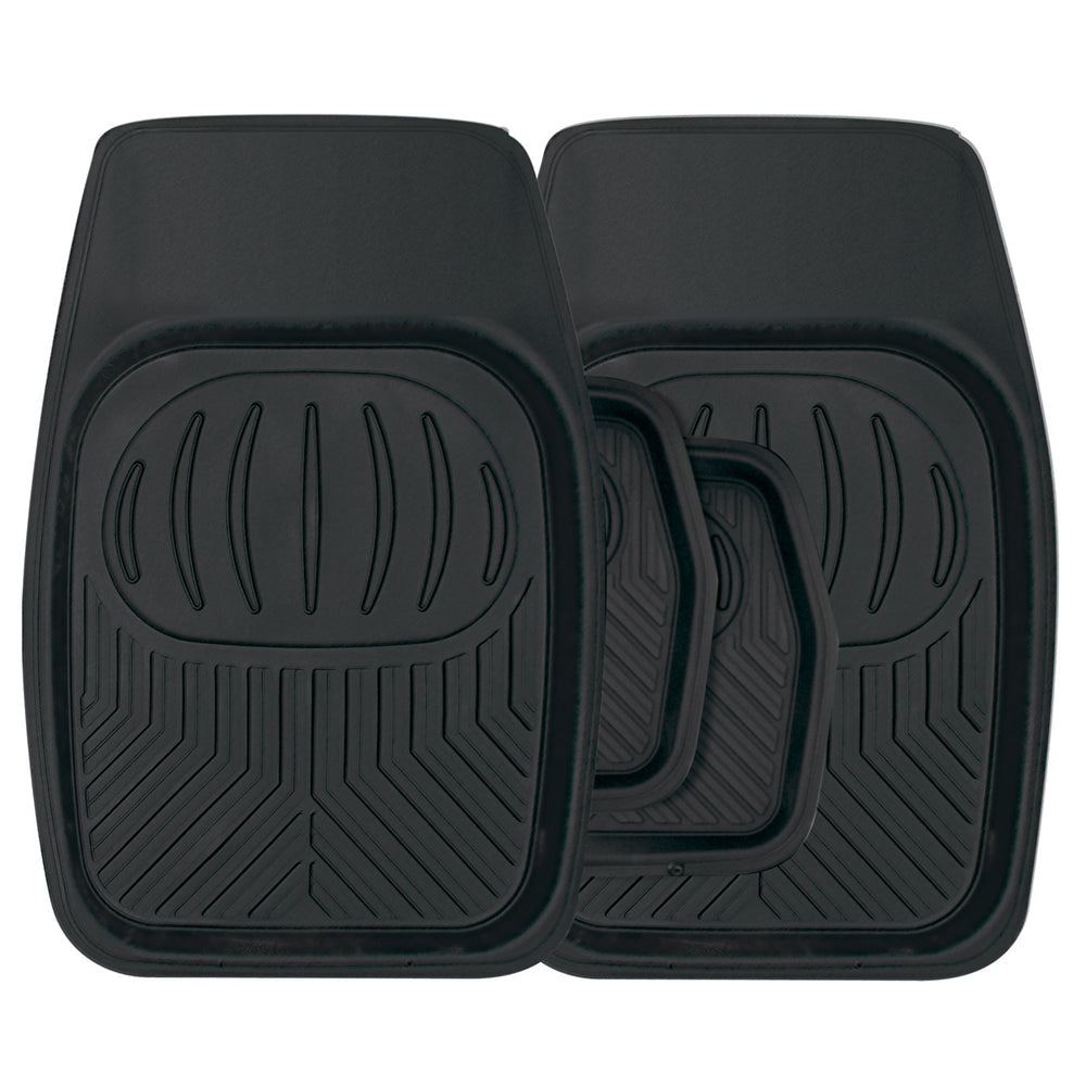 All Terrain Mat Set Black Heavy Duty 4pc