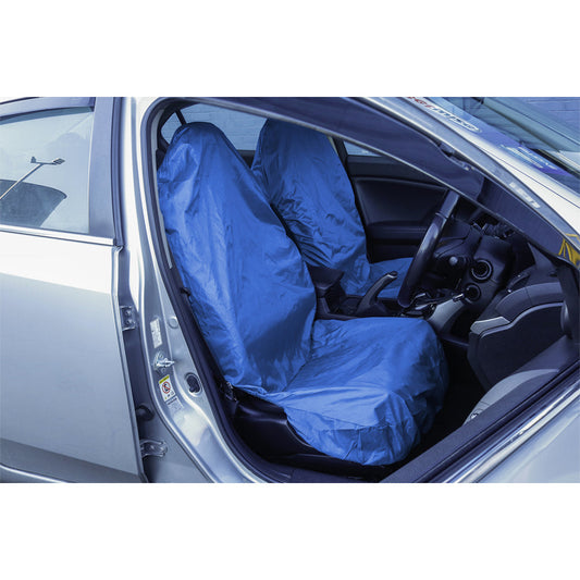Pair of WR Seat Covers - Navy Blue
