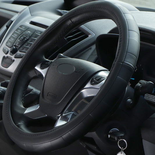 Streetwize Steering Wheel Cover Black Sports Grip For Vans