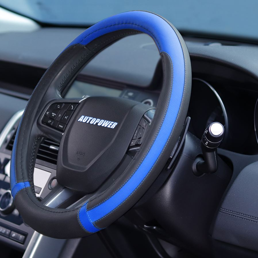 Streetwize Steering Wheel Cover Black/Blue