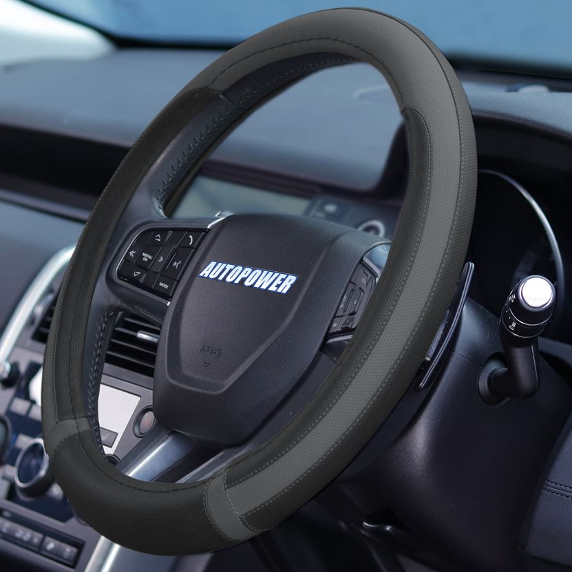 Streetwize Steering Wheel Cover Black/Grey
