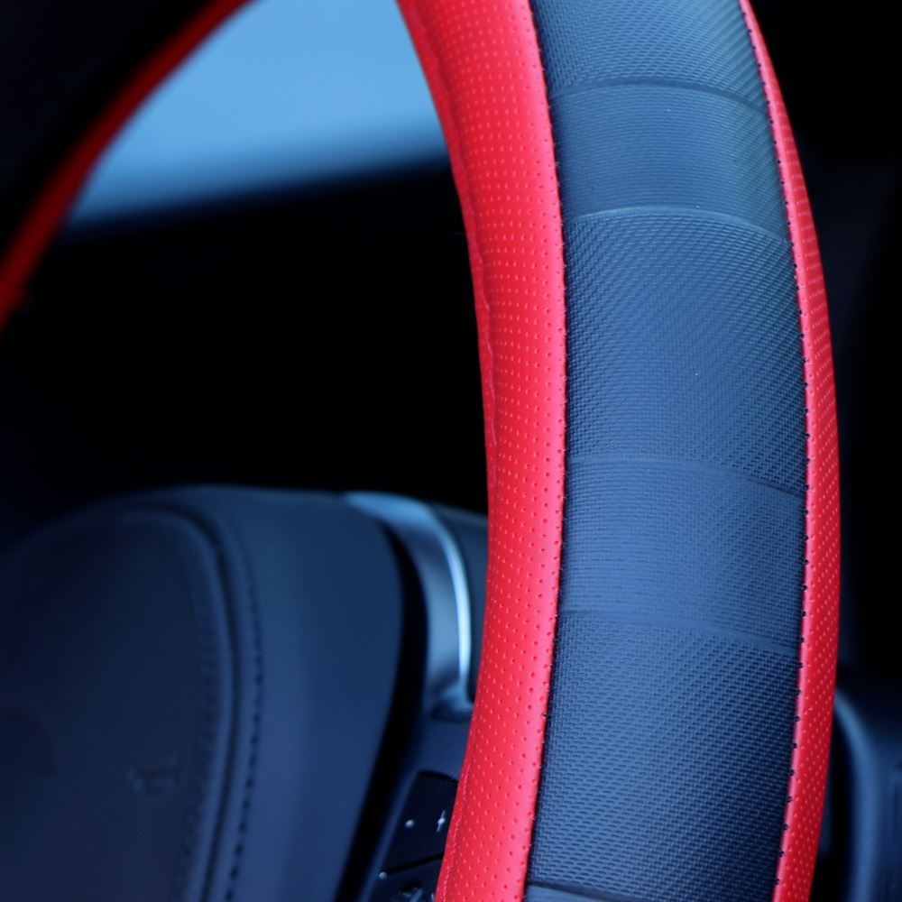 Streetwize Steering Wheel Cover Red Sports Grip