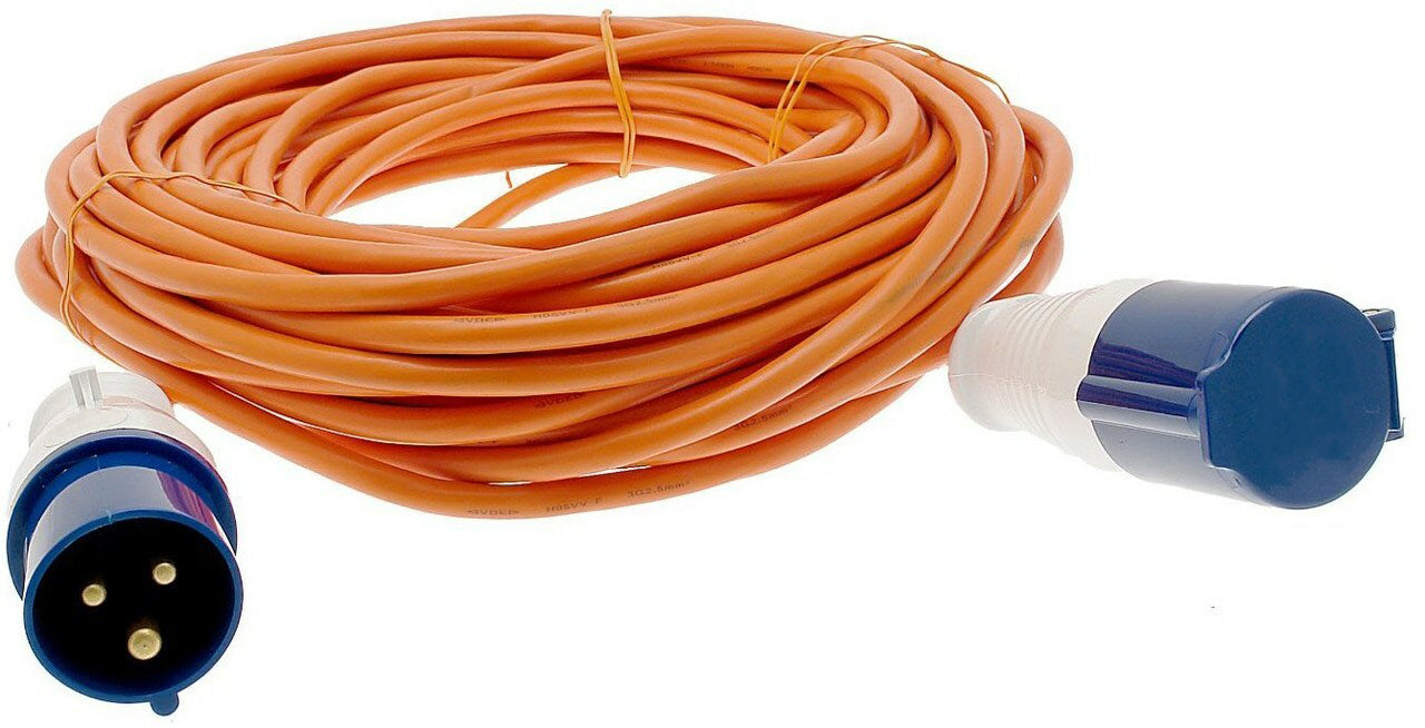 Caravan Extension Cable 230V 25m