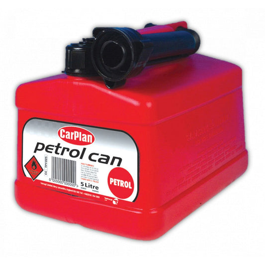 CarPlan 5L Red Petrol Fuel Can