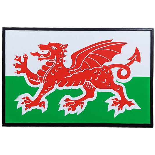 Wales Flag Reversible Self Adhesive Sticker