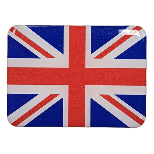 UK Flag Silicone 3D Self Adhesive