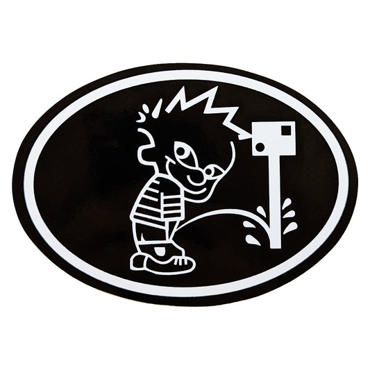 Little Boy Vinyl Adhesive Sticker