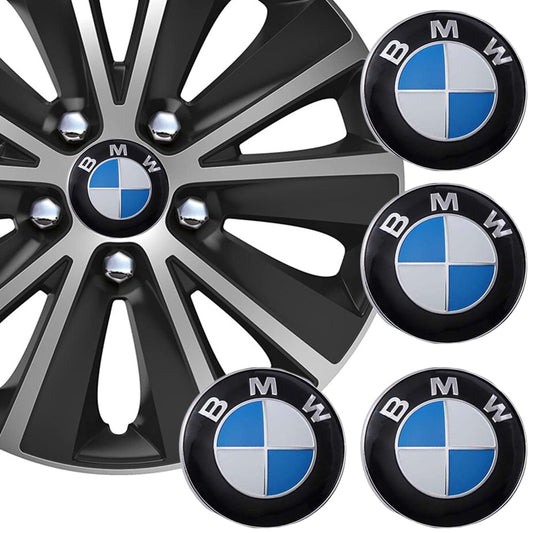 Wheel Center Cap Stickers 3D 56.5mm BMW x 4