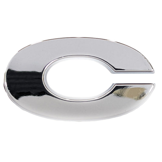 Chrome Letter Badge "C"