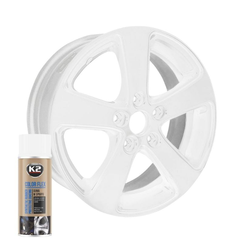 K2 Color Flex White Rubber Spray 400ml