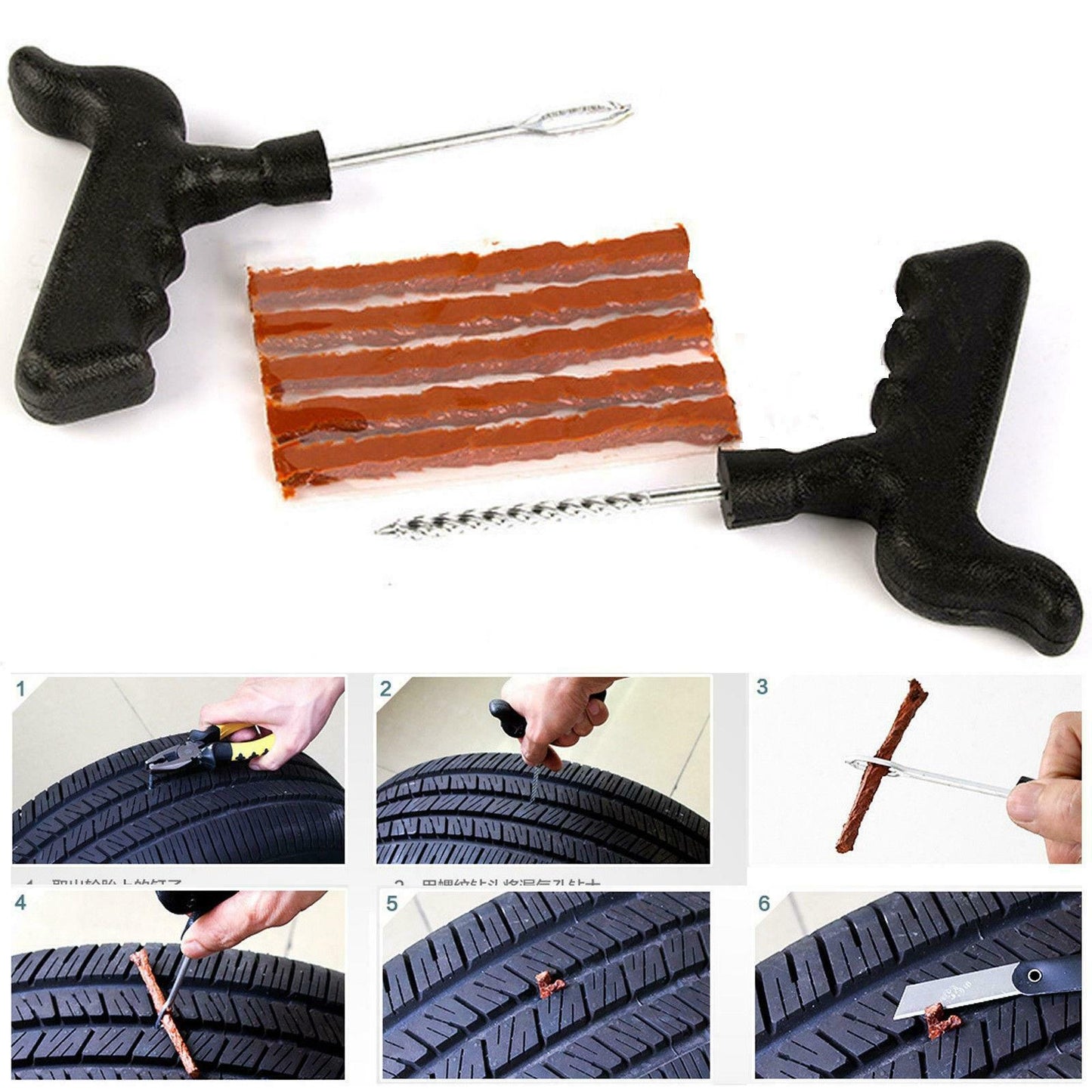 Professional Tyre Repair Puncture Kit