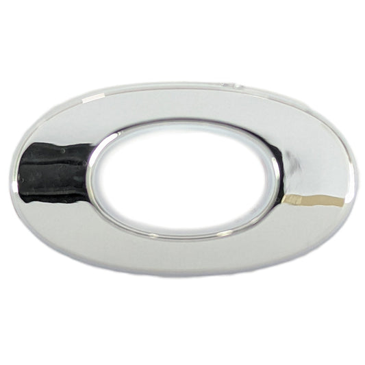 Chrome Letter Badge "O"