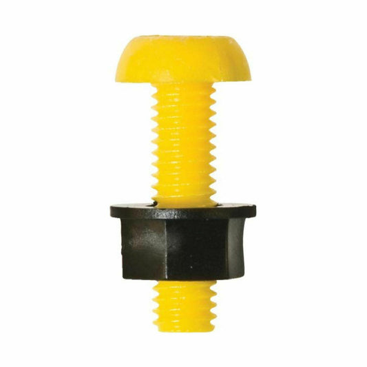 Motorbike Number Plate Screw Yellow