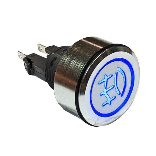 Savage Switch Silver Latching Rear Fog
