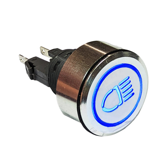 Savage Switch Silver Latching Main Light