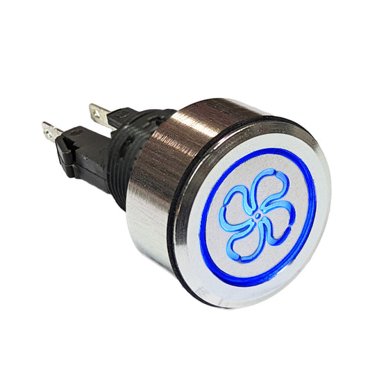 Savage Switch Silver Momentary Fan