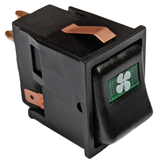 Rocker Switch Off-On-On Fan